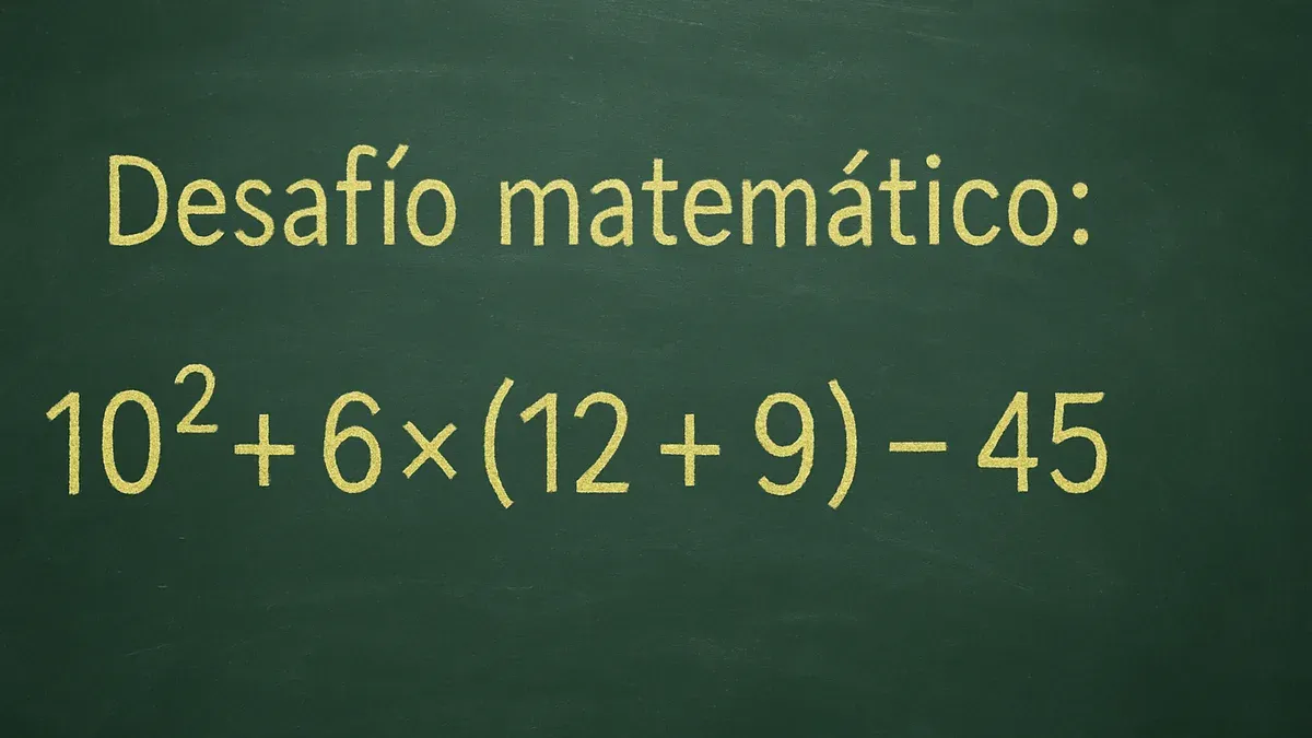 La regla esencial para resolver este desafío matemático es conocido como PEMDAS (por sus siglas en inglés) o jerarquía de operaciones.