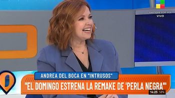Andrea del Boca: En el país se produce muy poca ficción y se compran muchas latas