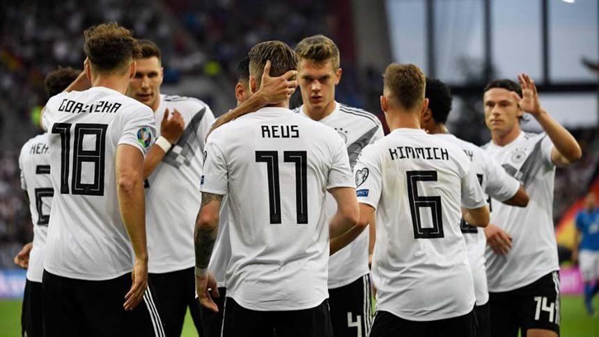 Eliminatorias Euro: goleadas de Alemania, Francia y Bélgica y triunfo de Italia