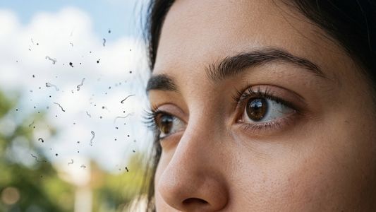 Moscas volantes en los ojos: qué son, por qué aparecen y los ejercicios para reducirlas de forma natural