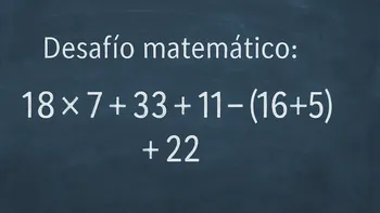 Desafío Matemático: el desafío está en los signos
