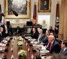 Luis Caputo destacó el apoyo de Trump y Bausili anticipó que el inicio del swap sería en dos semanas