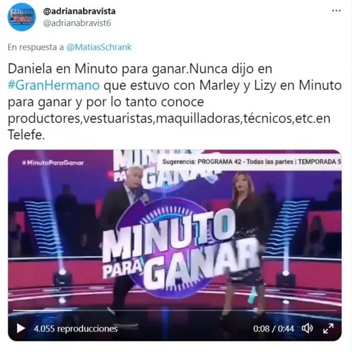 Gran Hermano 2022 Se Filtró Un Video De Daniela En Minuto Para Ganar Con Marley Y Lizy Tagliani