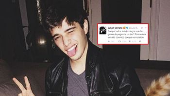Julián Serrano dio un polémico mensaje en Twitter que después borró