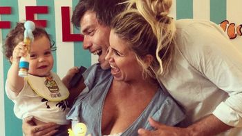 Florencia Peña y Ramiro Ponce de León festejaron el primer año de Felipe