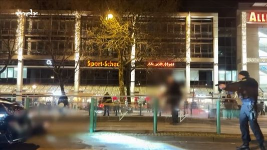 Video: cómo detuvieron al autor del atentado en un mercado navideño en Alemania