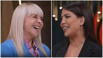 la emocion de wanda nara al encontrarse por primera vez con claudia villafane en masterchef: si este pais...
