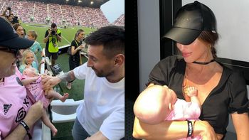 Agustina Casanova mostró el especial encuentro de su hija Bianca con Lionel Messi