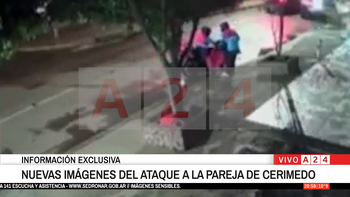 Exclusivo A24: el nuevo video que muestra la llegada de los atacantes de Nadia Beller