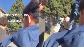 Un grupo de alumnos hacía una batalla de farmear aura en la escuela y provocó una reacción que se volvió viral