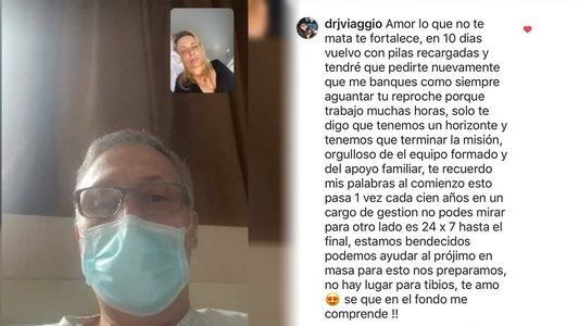 Evelyn von Brocke: Pasé un fin de semana muy duro, Juan está mejor, reaccionó a los antibióticos