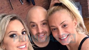 Marzol, recuperada, ensaya para la salsa de a tres con Muscari y Ritó: Fue solo un susto