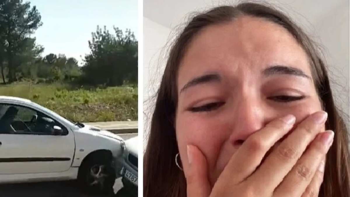 Video: Sacó el registro, se hizo la presumida y le chocó el auto a su hermano en el mismo día