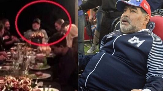 Filtraron fotos del cumpleaños de Diego Maradona, en medio de la polémica por su salud