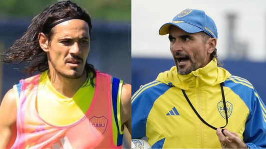 Diego Martínez reveló un momento tenso que protagonizó con Cavani y Rojo en Boca: Edi no...