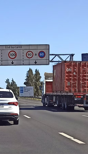 Panamericana: cambio en la velocidad máxima y radares con multas