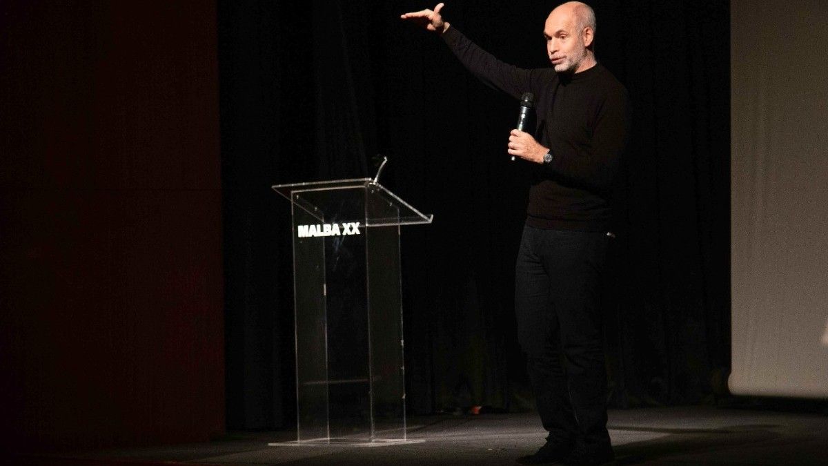 Horacio Rodríguez Larreta en la celebración de los 20 años del MALBA