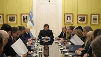 Javier Milei se reunió con los jefes de los bloques aliados en Casa Rosada