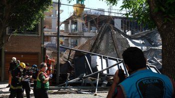 Belgrano: se derrumbó una obra en construcción y varios obreros resultaron heridos