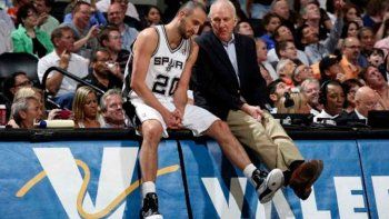 Popovich quiere que Manu Ginóbili sea parte del cuerpo técnico de los Spurs