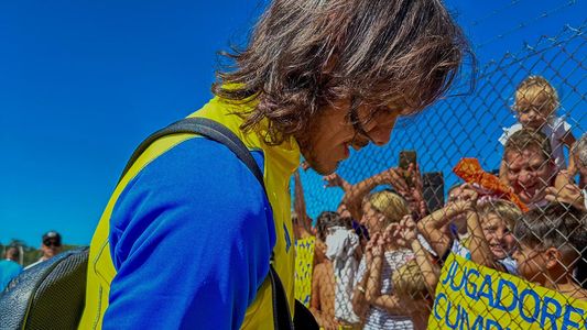El ESPECTACULAR recibimiento de Boca en Santa Fe para el partido contra Unión