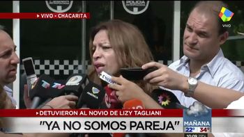 Lizy Tagliani a la salida de la comisaría: No es más mi pareja
