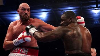 Impresionante: el tremendo nocaut de Tyson Fury a Dillian Whyte que le hizo volar un diente