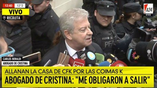 Beraldi, abogado de Cristina: “En ninguno de los domicilios hay bóvedas ni documentos u objetos que puedan tener una procedencia ilícita”
