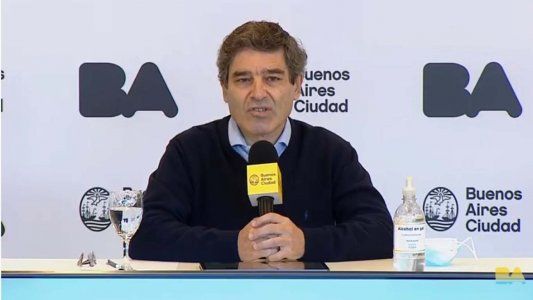 Quirós sostuvo que en Ciudad la curva de casos sigue en baja y habló sobre la corrección de los datos en Provincia