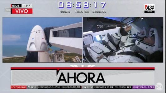 Finalmente, este sábado se realizaría el primer vuelo tripulado de la NASA