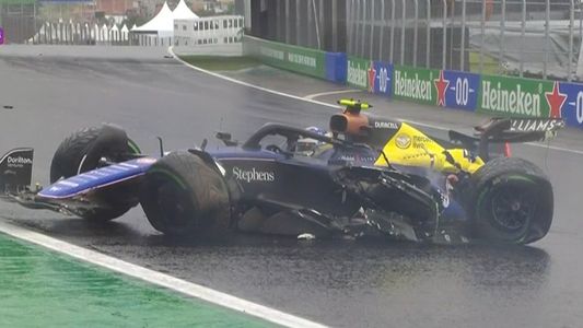 Así fue el GRAVE accidente que sufrió Franco Colapinto en el GP de Brasil