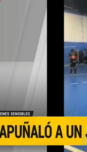 Un partido de futsal se convirtió en una batalla cuando un espectador apuñaló a un jugador