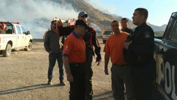 El Gobierno de Mendoza confía en extinguir el incendio hoy