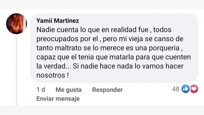 El descargo de la hija de la mujer que resultó detenida.