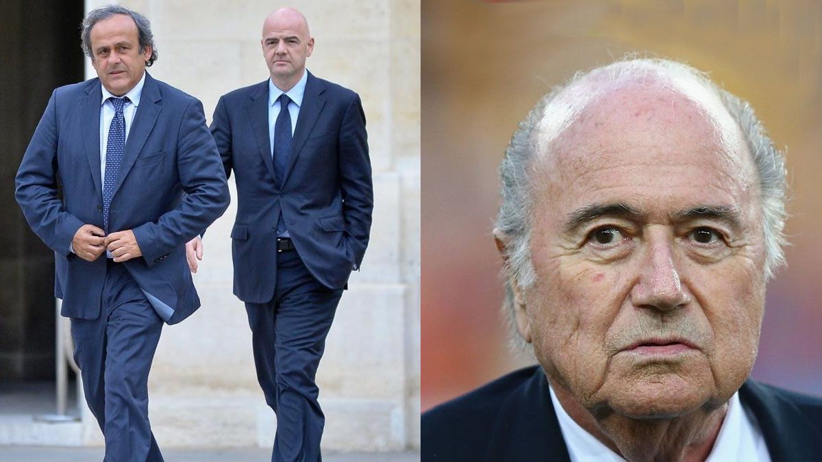 Infantino, mano derecha de Platini en la UEFA. Dicen que lo traicionó. Sucedió a Blatter en la FIFA tras el escándalo de corrupción que involucró la participación de agentes del FBI. (Foto: A24.com)