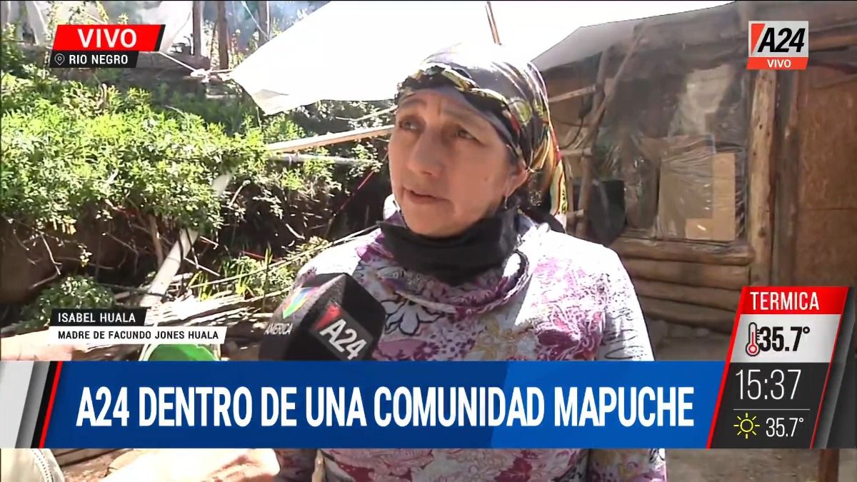 La madre de Facundo Jones Huala: Estoy divorciada de mi hijo