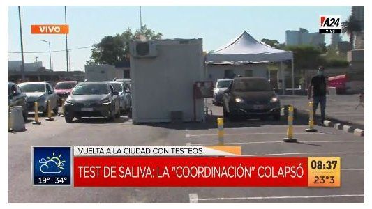 Colapsó el sistema de testeo para la vuelta de turistas a la Ciudad