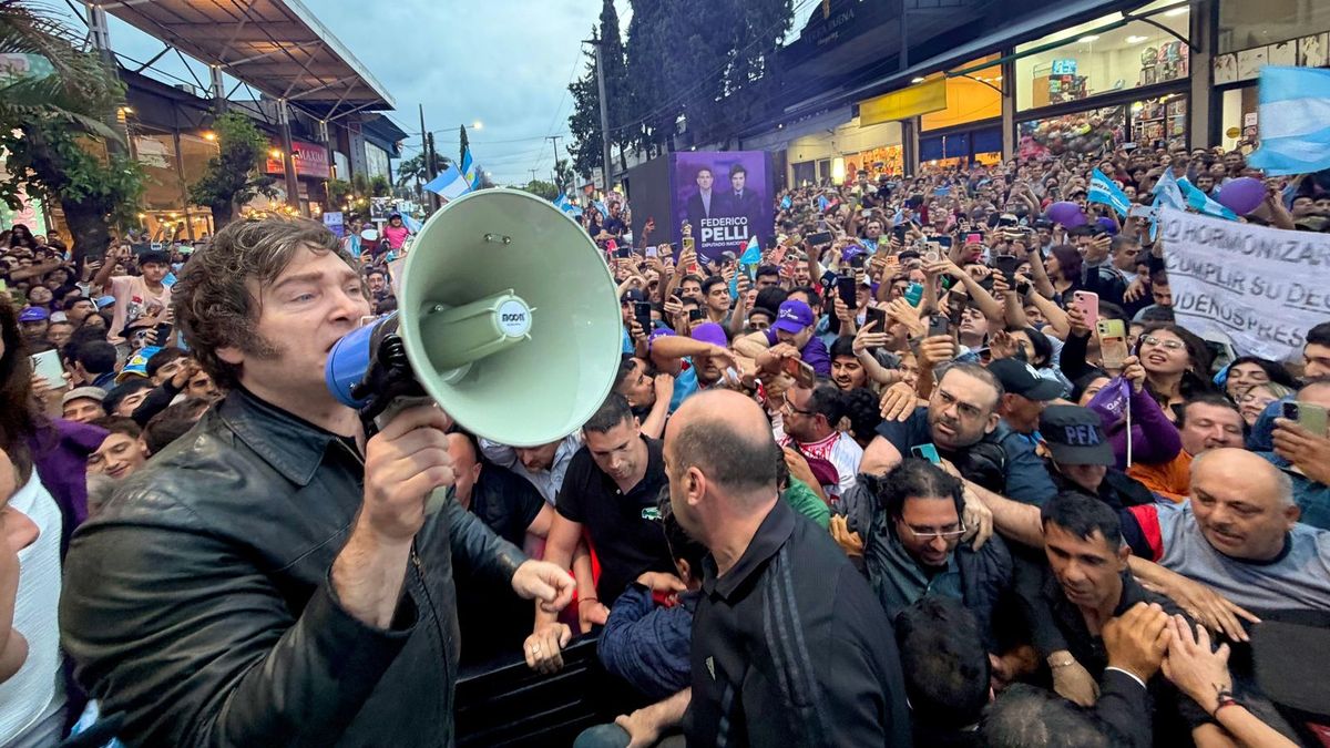 Javier Milei cierra la campaña de LLa este jueves en Rosario. Santa Fe. Antes pasará este martes