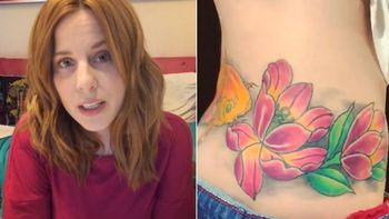 El tremendo tatuaje de Agustina Kämpfer en la cintura