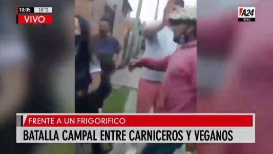 La otra grieta: batalla campal entre veganos y carniceros