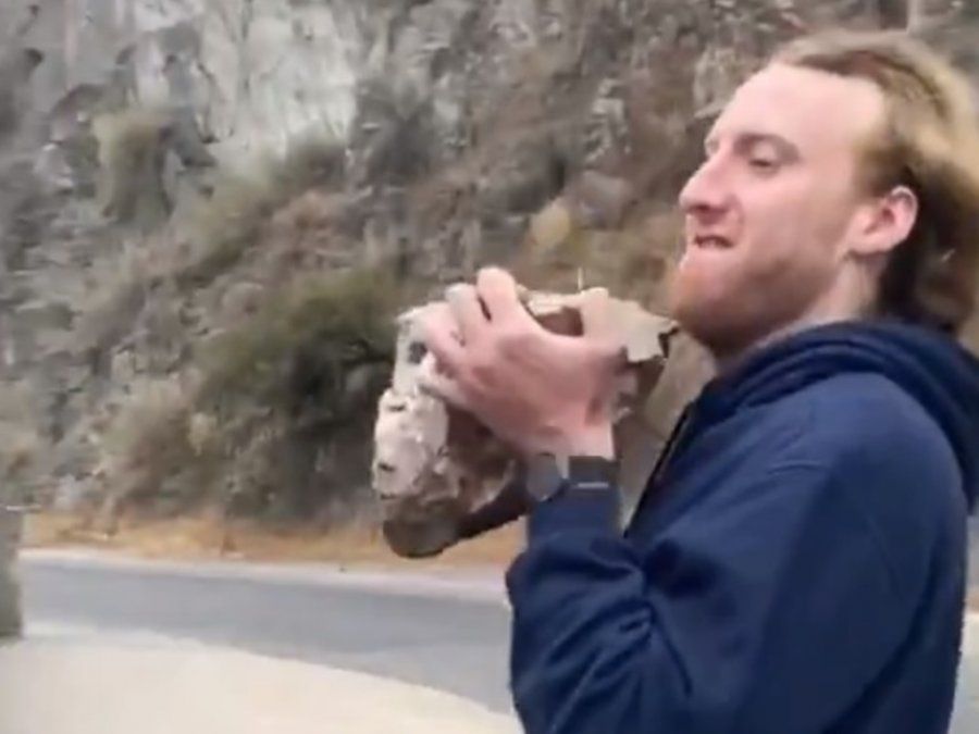 Video: imputaron al joven que tiró la piedra en el embudo del Dique San Roque y lo subió a Tik Tok