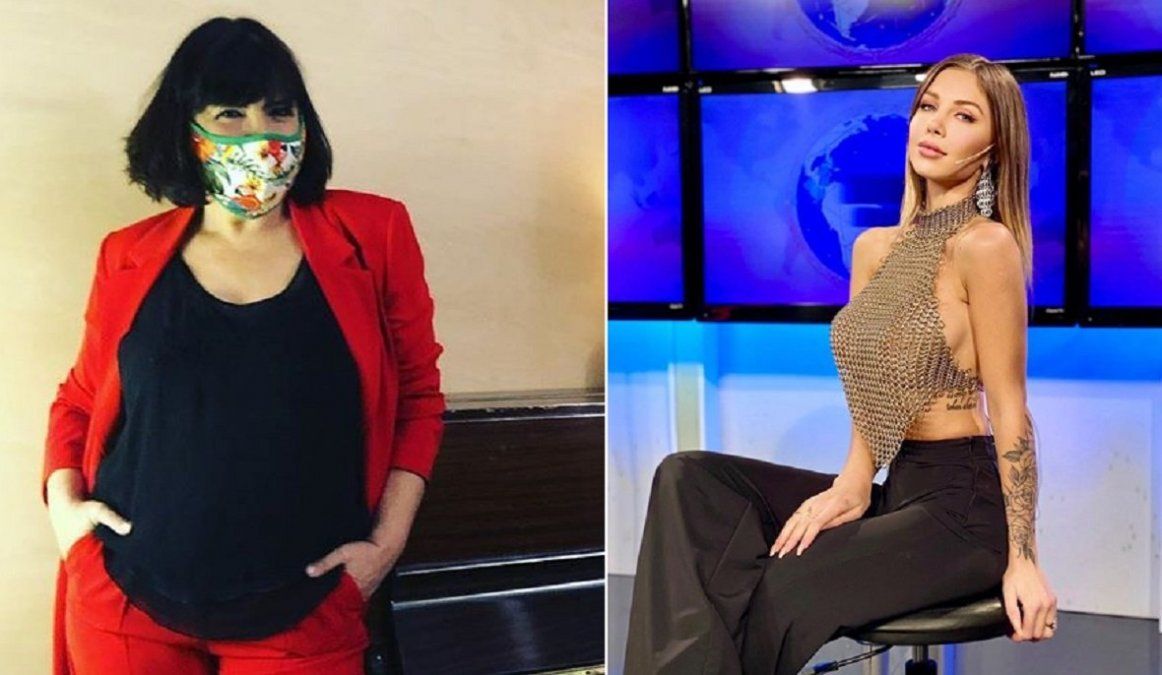 La Negra Vernaci se metió en la polémica por el sensual look de Romina Malaspina en Canal 26