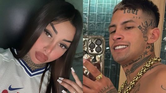 La foto del inusitado momento en el que L-Gante firmó el acuerdo de alimentos con Tamara Báez