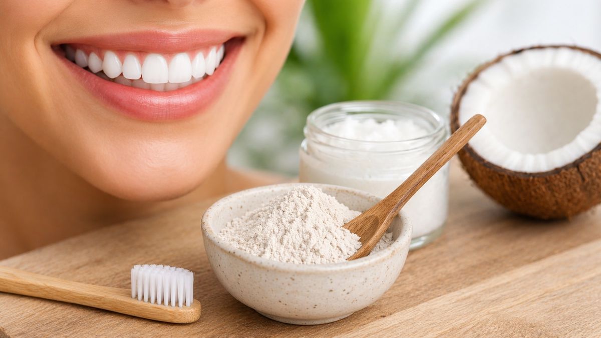 Una alternativa natural para la higiene bucal que combina ingredientes como arcilla blanca y aceite de coco.