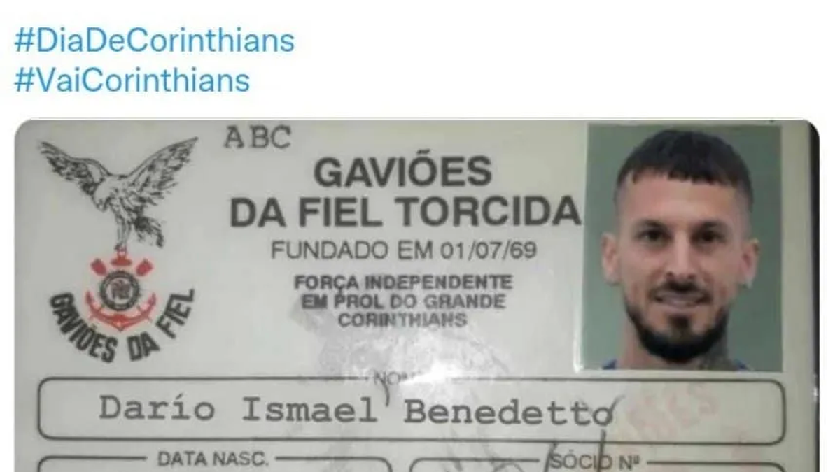 ¡Tremendo! La cargada de la cuenta oficial del Corinthians a Darío Benedetto