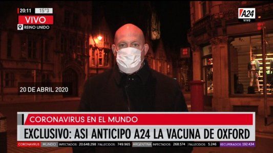 Exclusivo: así anticipó A24 la vacuna de Oxford