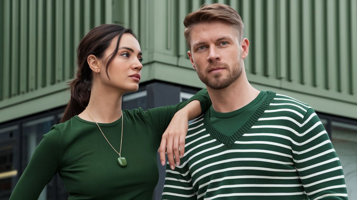 El verde simboliza el equilibrio y la tranquilidad, lo que sugiere que quienes lo usan tienen una personalidad calmada y racional (Foto: Ideogram).
