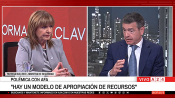 Patricia Bullrich en A24: Hoy la AFA es un modelo piquetero pero en el fútbol