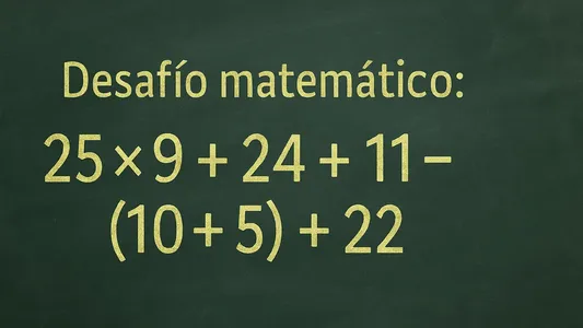 Desafío matemático: casi nadie lo resuelve antes de los 10 segundos