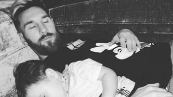 La foto paterna más tierna de Messi